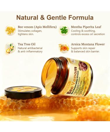 Bee Venom Skin Treatment Cream Bee Venom Comprehensive Cream Body Moisturizer with Anti-Aging Formula for Lifting & Firming Gently Reduces Blemishes Winter essentials 2.12 OZ 2.12 Ounce (Pack of 1) - Buy Online on GoSupps.com