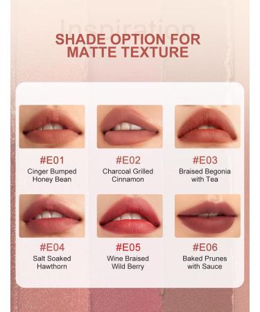 INTO YOU Matte Velvet Lipstick - Lightweight Non-Stick Lip Gloss for Smooth, Long-Lasting Wear | E06 - Buy Online on GoSupps.com