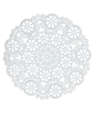 Royal Lace Fine Quality Paper Products Medallion Lace Round Paper Doilies 4-Inch White 1 Piece Pack of 40 each