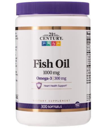 21st Century Fish Oil 1000 mg 300 Softgels