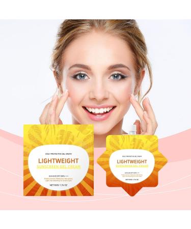 Sunscreen Lotion 50g Travel Size Sunscreen Lotion waterproof sunscreen makeup durable for swimming hiking traveling - Buy Online on GoSupps.com