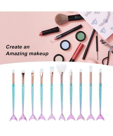 Soft 10PCS Makeup Brushes Set | Professional Blending & Cosmetics Tools for Eyes Blush & More - Buy Internationally - Buy Online on GoSupps.com