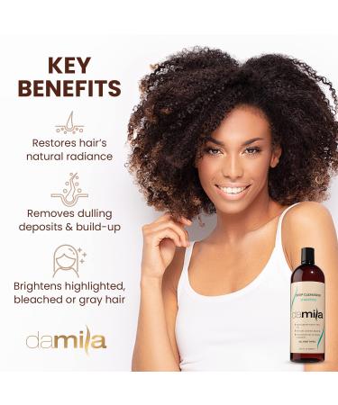 Deep Cleansing Shampoo | Clarifying Shampoo for All Hair Types | Removes Residue & Product Build Up | Ideal for Keratin Treatment | 16.9 Fl Oz - Buy Online on GoSupps.com