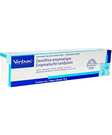 Virbac Enzymatic Chicken Toothpaste for Dogs/Cats 70 G - Buy Online on GoSupps.com