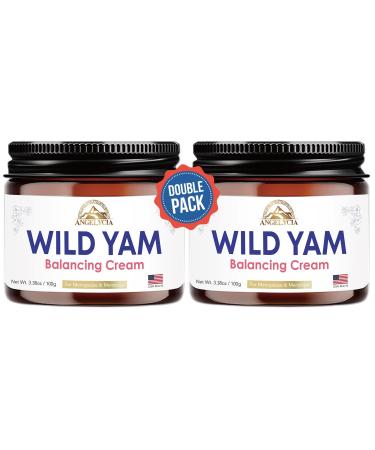 Wild Yam Cream for Hormone Balance | Hormone Balance for Women | Wellness Support | 100% Pure Organic Wild Yam Cream | Wild Yam Cream Organic For Pms | Perimenopause & Menopause Support (6.76 Oz)