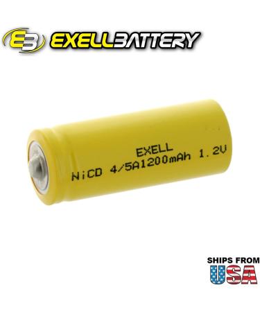 Buy Exell 4/5A 1.2V 1200mAh NiCD Rechargeable Battery - Ideal for Telecom UPS Smart Grids & More | International Shipping Available - Buy Online on GoSupps.com