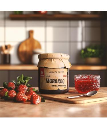  Quinta de Jugais Strawberry Jam Pack of 4 x 280 g Jars Traditional Portuguese Fruit Preserve No Artificial Additives Rich and Fruity Strawberry Jam - Buy Online on GoSupps.com