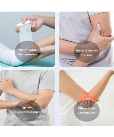 SFKLYU Hinged Elbow Brace | Adjustable Post-Surgery Recovery Support with Sling Stabilizer - Ideal for Ligament & Tendon Repairs - Buy Online on GoSupps.com