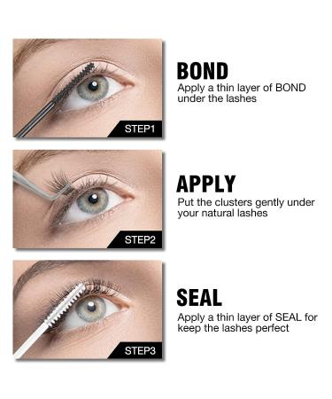 Lash Bond & Seal Clusters Glue by WineRozi - Latex-Free Gentle Formula - Buy Online on GoSupps.com