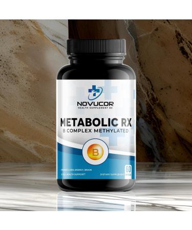 Novucor Health Supplements Rx B Complex Methylated Metabolic Series 60 Capsules - Buy Online on GoSupps.com