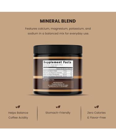 Coffee Acid Reducer (60 Day Supply) Transforms Regular to Low Acid Coffee - All Natural Minerals - Tames Acidity by 90% - Acid Neutralizer & Relief - Keto Friendly - Sugar Free & Vegan - USA Made - Buy Online on GoSupps.com