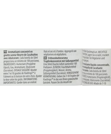 My Protein FlavDrops Liquid Flavoring Peanut Butter Flavor 50ml - Buy Online on GoSupps.com