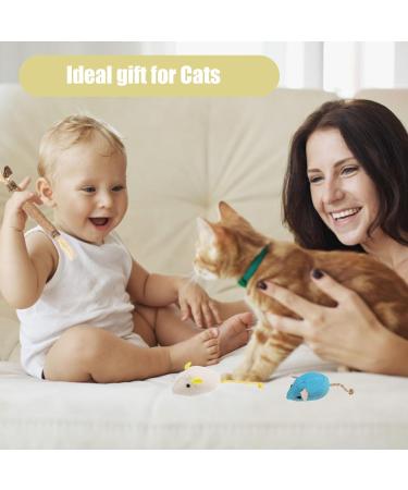 BNXF 11 Pcs Cat Catnip Mice Toys for Cat Cat chew Sticks Catnip Teeth Cleaning Toys Catnip Teeth Cleaning Toys for Kick Bite Soft Mouse Toys Playing Chewing Teeth Cleaning for Cat Kitten - Buy Online on GoSupps.com
