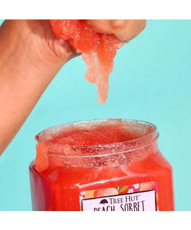 Tree Hut Peach Sorbet Shea Sugar Scrub 18 oz - Ultra Hydrating & Exfoliating Body Care - Buy Online on GoSupps.com