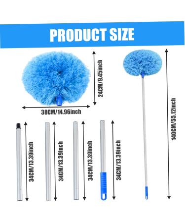 Ceiling Fan Cleaner Duster Extendable Duster Fan Duster for Ceiling Fan Duster with Extension Pole Blue - Buy Online on GoSupps.com