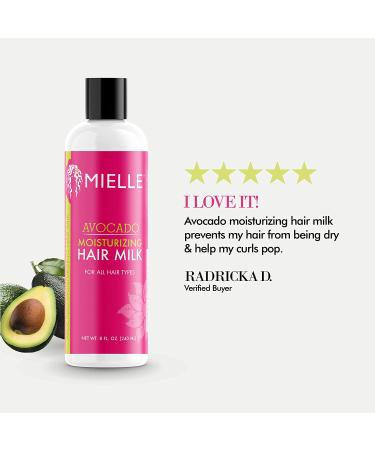 Mielle Organics Avocado Hair Milk - Moisturizing Lotion for Dry Hair - 8oz - Buy Online on GoSupps.com
