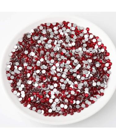 Beadsland 1440 pcs Dark Red Flat Back Rhinestones for Nail Art - SS16 (3.8-4.0mm) | High-Quality Nail Crystals - Buy Online on GoSupps.com