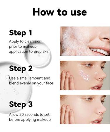 Oil-Control Hydrating Face Primer - Long Lasting Smooth Makeup Base - Pore Primer for Full Coverage - Moisturizing & Oil Control Formula 5ml (04 Clear) - Buy Online on GoSupps.com