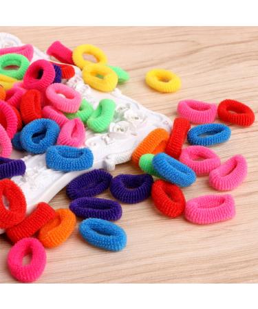 Buy Autone Colorful Hair Ties for Girls - 100pcs Elastic Headbands for Children | International Shipping Available - Buy Online on GoSupps.com