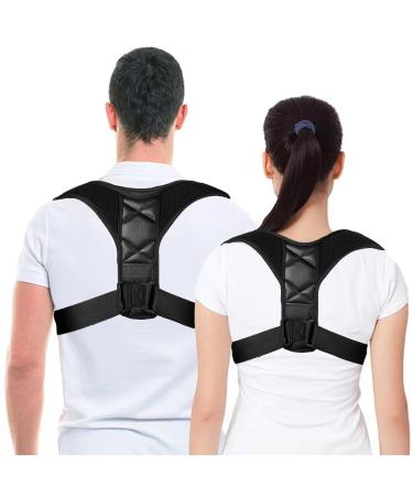 Posture Corrector for Women & Men-Adjustable Upper Back Brace-Posture Corrector-Breathable -Providing Pain Relief from Lumbar Neck Shoulder and Clavicle Back