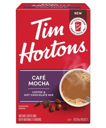 Tim Hortons Caf Mocha Packets 8 Count Mocha Packets Mocha 28 g (Pack of 8)