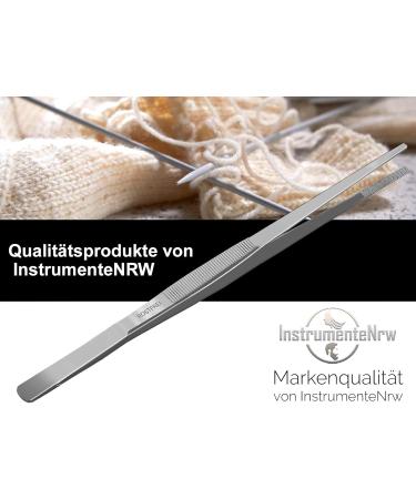 Buy Stainless Steel Straight Tweezers 60 cm with Internal Teeth Perfect for Precision & Durability | International Shipping Available - Buy Online on GoSupps.com