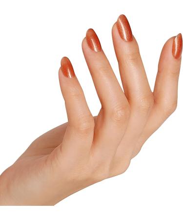 Bluesky Gel Nail Polish Spice Sparkle 80542 Bright Glitter Orange Peach Long Lasting Chip Resistant 10 ml (Requires Curing Under UV LED Lamp) - Buy Online on GoSupps.com