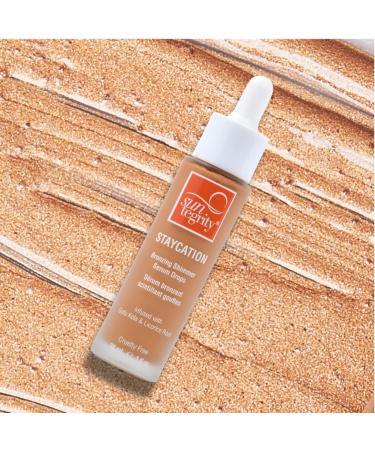 Staycation - Botanical Bronzing Shimmer Serum Drops for Face & Body | Suntegrity | Shop Now for Glowing Skin - Buy Online on GoSupps.com