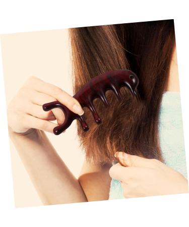 Healeved Sandalwood Gua Sha Comb - Antistatic Scalp Massage Brush for Women | Eco-Friendly Hair Tool 11x5x1.5cm | International Shipping Available - Buy Online on GoSupps.com