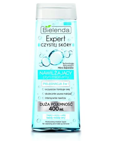 BIELENDA EXPERT moisturizing micellar make-up remover 3in1 400ML