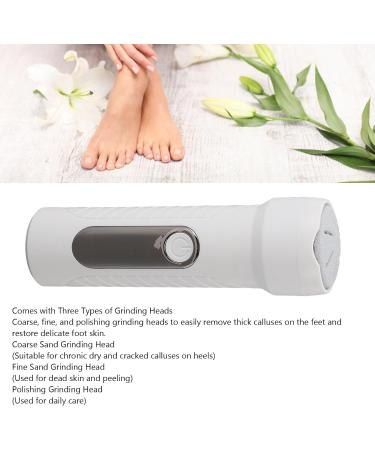 Electric Foot Scrubber Cordless Polishing Electric Callus Remover IPX5 Waterproof Portable LCD Display Pedicure Kit with 3 Sander Head for Dead Skin - Buy Online on GoSupps.com