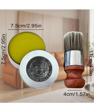 Buy Gahwa Wise Owl Leather Furniture Ointment & Brush Set | Fix & Protect Your Leather | 2PCs International Shipping - Buy Online on GoSupps.com