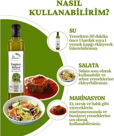 Organic Aged Artichoke Vinegar Natural Fermentation 2-Pack 500 ml. - Buy Online on GoSupps.com