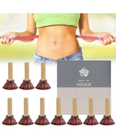 Pisamhid Moxibustion Gathering Energy Burning Columns - 10 Pieces for Detoxification & Weight Loss | Herbal Self-Adhesive Moxibustion - Buy Online on GoSupps.com