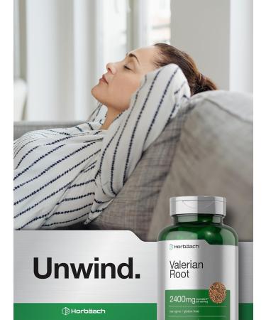 Horb ach Valerian Root Capsules | 2400 mg | 150 Count | Extract Supplement | Non-GMO Gluten Free - Buy Online on GoSupps.com