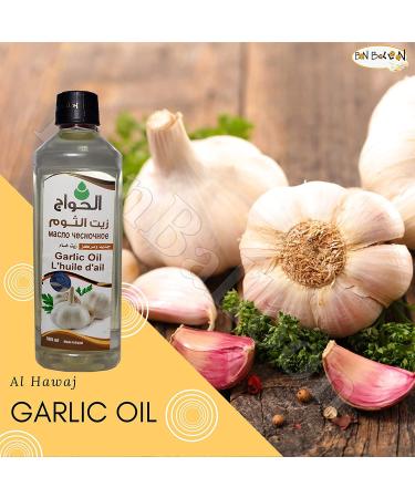 bonballoon Pure & Natural Garlic Oil Cold Pressed Al Hawaj Elhawag El Hawag Concentrated Crude Perfect Hair Skin (1 Pack 17.64 oz / 500 ml)  - Buy Online on GoSupps.com