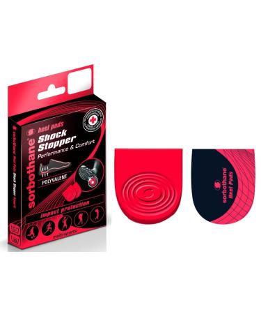Sorbothane Heel Pad Insole S Red