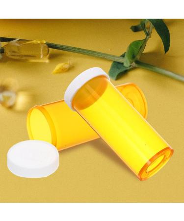 Healeved Empty Pill Bottles with Caps 25pcs Medication Vials 6DR Plastic Medicine Containers Clear Containers Pill Cases Organizers 6.20X2.40X2.40CM - Buy Online on GoSupps.com
