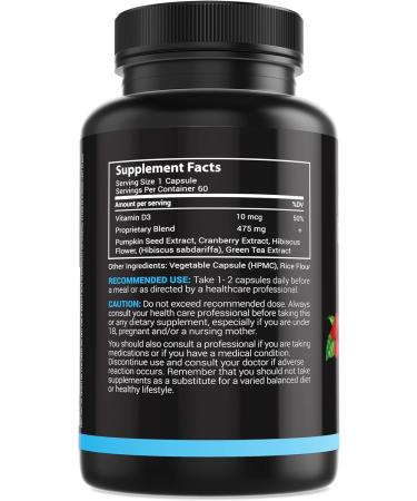 MaxX Labs Advanced Bladder Control Supplements 60Ct + Vitamin D3 K2 Liquid Drops w/ K2 MK7-2 000 IU Per Drop Liquid Vitamin D K2 Drops 1 Oz - Buy Online on GoSupps.com