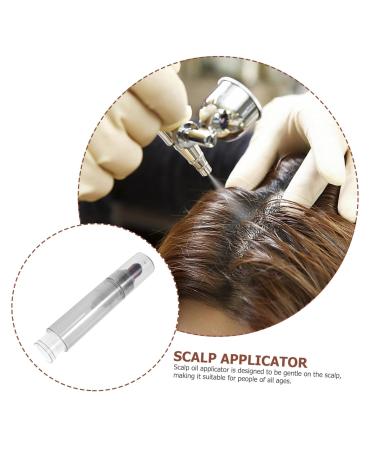 Tool Scalp Applicator for Hair Oil - Cleaning Brush & Liquid Dropper for Hair Roots | Hair Care Supplies 11.3x2cm - Buy Online on GoSupps.com
