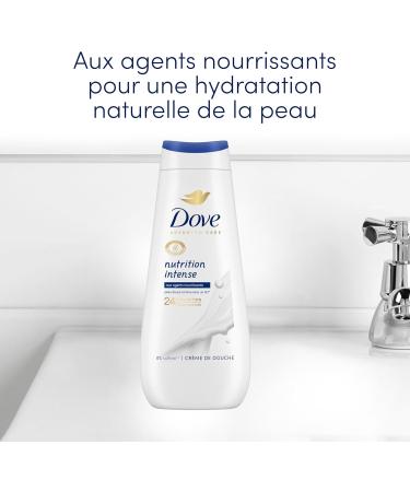  Dove DOVE - Advanced Care Intense Nutrition Shower Cream - Respects the skin - Dermatologically tested - Leaves skin feeling soft for 24 hours (2 x 400ml pack) - Buy Online on GoSupps.com