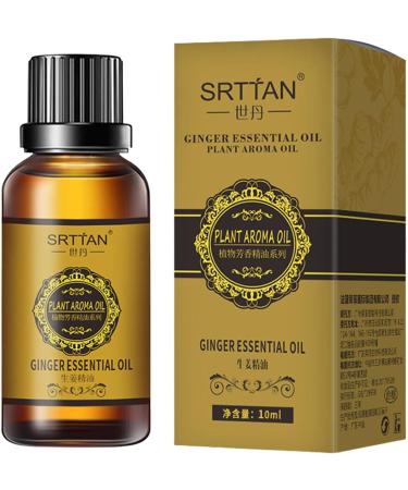 Natural Abdominal Drainage Ginger Oil - 10ml Essential Oil for Slimming & Lymphatic Massage - Buy Online on GoSupps.com