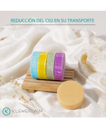 Klemerlain Solid Shampoo with Lemon and Cinnamon Extract - Moisturizing - 50 Gr - Buy Online on GoSupps.com