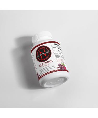 Beet Root Capsules - Cardiovascular Support & Energy Booster - Vegetarian & Gluten Free - 60 Count - Buy Online on GoSupps.com