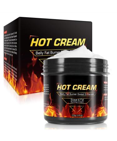 Hot Sweat Cream Stomach Fat Burner for Women and Men Natural Belly Fat Burner for Women Workout Enhancer Firming and Tightening Cream for Thighs Legs Abdomen Arms and Buttocks