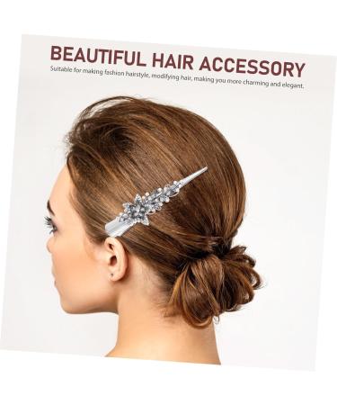 minkissy Hair Accessories Clips Women Hair Clip Hair Clip for Girl Clip for Hair Decorative Hair Clip Rhinestone Hair Clip Duckbilled Hair Clip for Women Cute Hair Clip Metal Decorate Miss - Buy Online on GoSupps.com