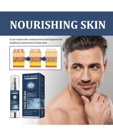 Men's Face Cream - 6-in-1 Facial Care & Eye Bag Treatment | Aesthetic Science for Men Daily Formula for Healthy Skin - Buy Online on GoSupps.com