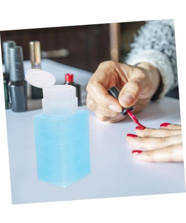 FOYTOKI Nail Polish Remover Dispenser Makeup Remover Container Pump Bottle Dispenser Makeup Remover Dispenser Powder Pump Bottle Mini Water Dispenser Makeup Remover Pump Dispenser 6x5x13cm Blue - Buy Online on GoSupps.com