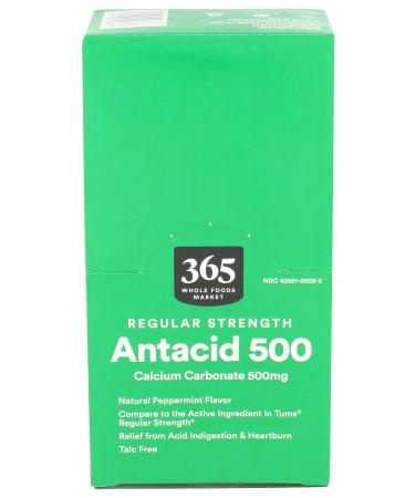 365 by Whole Foods Market Regular Strength Antacid Travel Size Tray Pack 12 CT