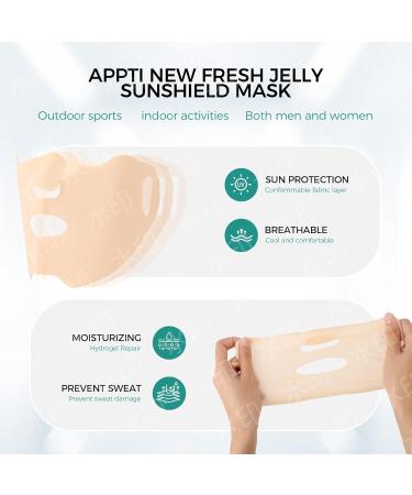 JACHOYI 5-Piece Golf Face Mask | Outdoor UV Protection & Sunscreen Patch | Ideal for Cycling & Mountain Climbing - Buy Online on GoSupps.com